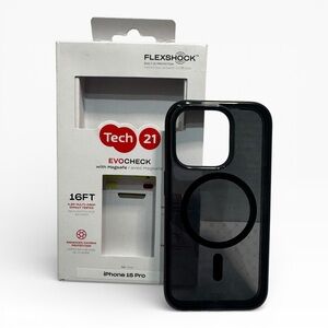 Tech21 Evo Check iPhone 15 Pro Black Phone Case